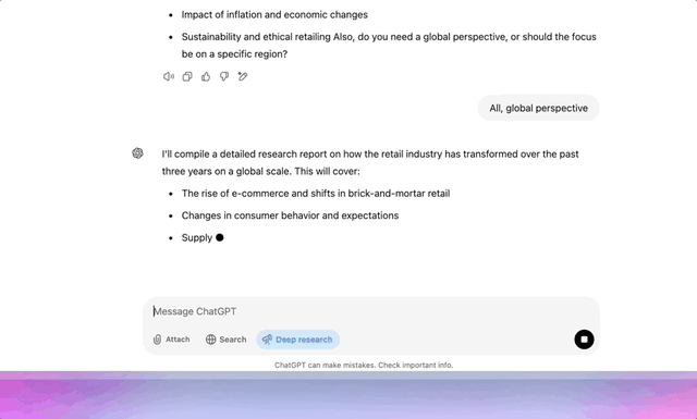 OpenAI緊急加播：ChatGPT上新深度搜索，持續(xù)思考30分鐘輸出1萬字